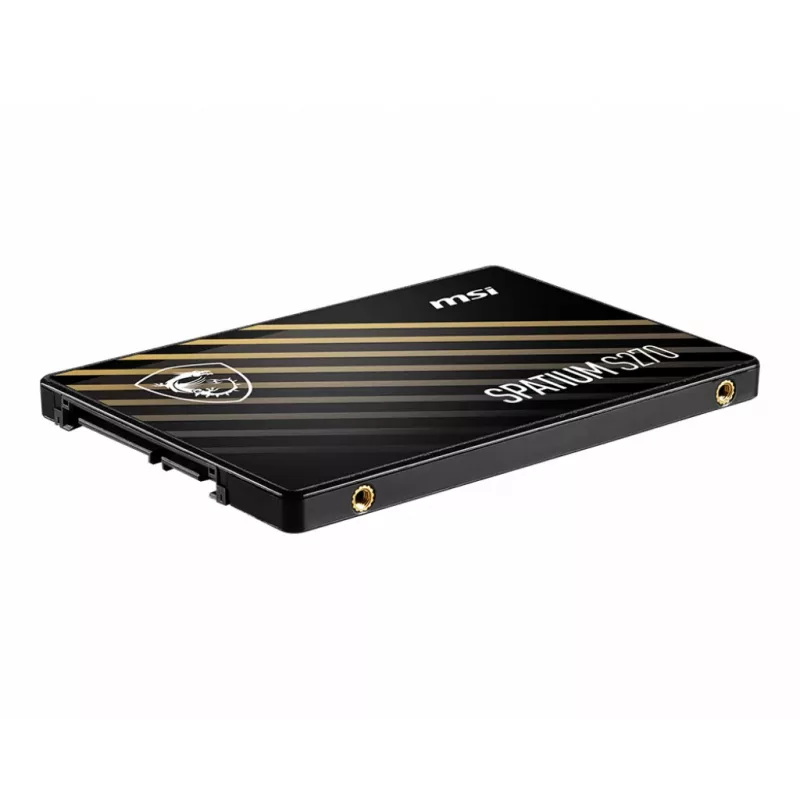2,5 colio SATA III SSD MSI SPATIUM S270 240GB — 3D NAND, 6 Gbit/s, 400 MB/s