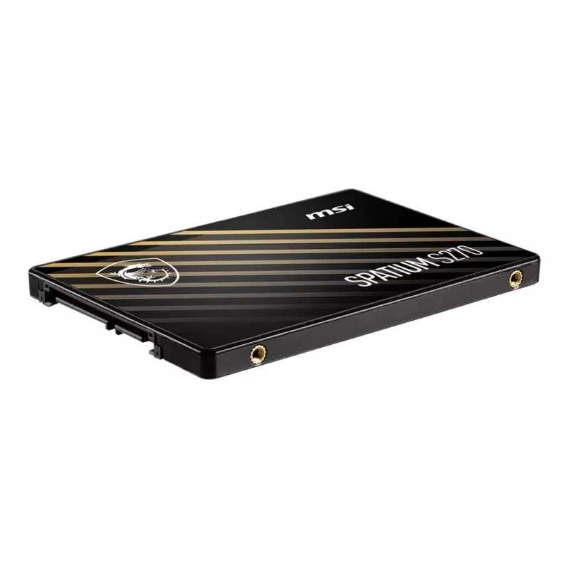 2,5 colio SATA III SSD MSI SPATIUM S270 960 GB — 500 MB/s skaitymo, 450 MB/s rašymo, 3D NAND
