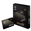2,5 col. SATA III SSD MSI SPATIUM S270 480 GB — 3D NAND, 450 MB/s rašymo, 2 mln. val. MTBF