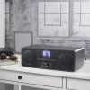 Hama DIR1570CBT juoda, pilka nešiojamasis CD grotuvas