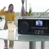Hama DIR1570CBT juoda, pilka nešiojamasis CD grotuvas