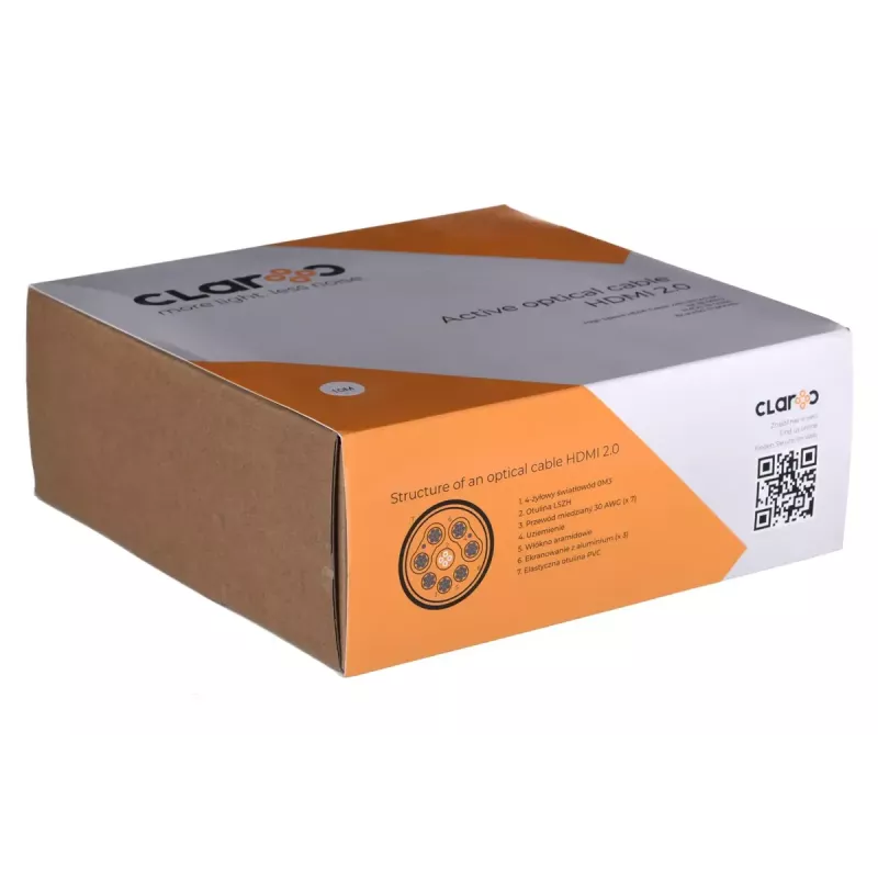 HDMI laidas claroc FEN-HDMI-20-10M — 10,0 m, 4K@60Hz