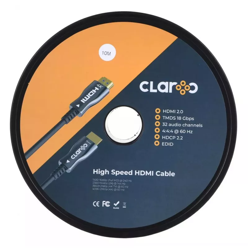 HDMI laidas claroc FEN-HDMI-20-10M — 10,0 m, 4K@60Hz