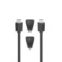 Hama HDMI laidas 1,5 m A tipo kištukas–kištukas 18 Gbit/s juodas