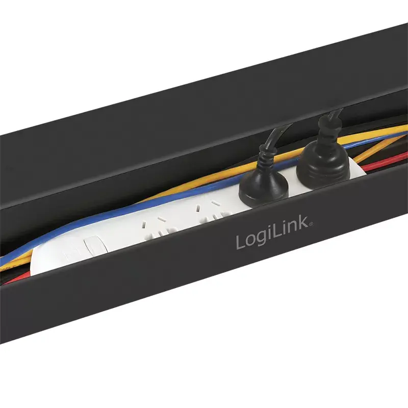 Kabelių lovelis LogiLink KAB0070 juodas 114 mm 76 mm 0,6 m