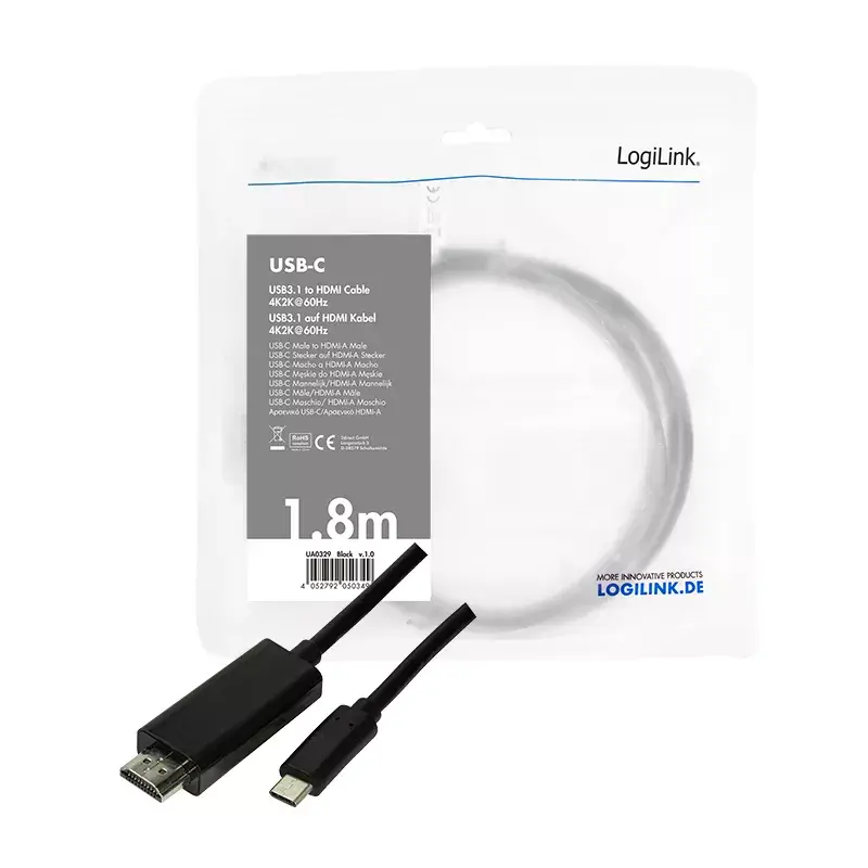 USB grafikos adapteris LogiLink UA0329 juodas