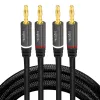 Garso laidas LogiLink CA1211 5m 2x banana juodas