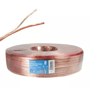 Audio kabelis LogiLink CA1082 100 m permatomas