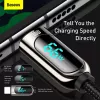 USB laidas Baseus CASX020001 1m USB A USB C Juodas