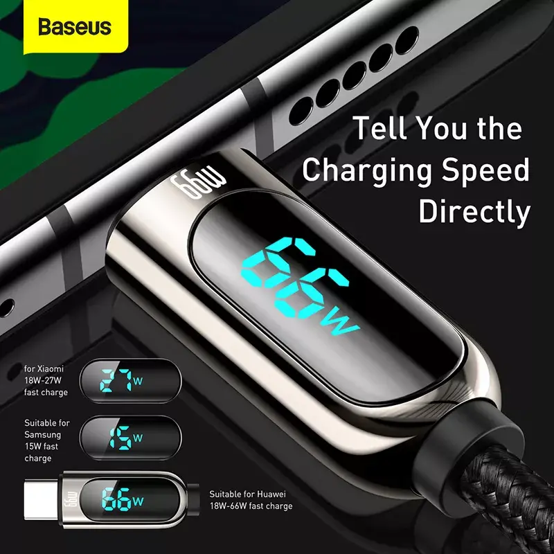 USB laidas Baseus CASX020001 1m USB A USB C Juodas