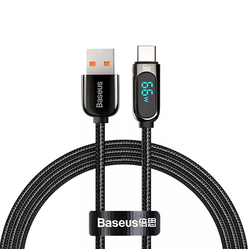 USB laidas Baseus CASX020001 1m USB A USB C Juodas