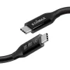Laidas Edimax UC4 2 m 40 Gbit/s juodas vyriškas į vyrišką