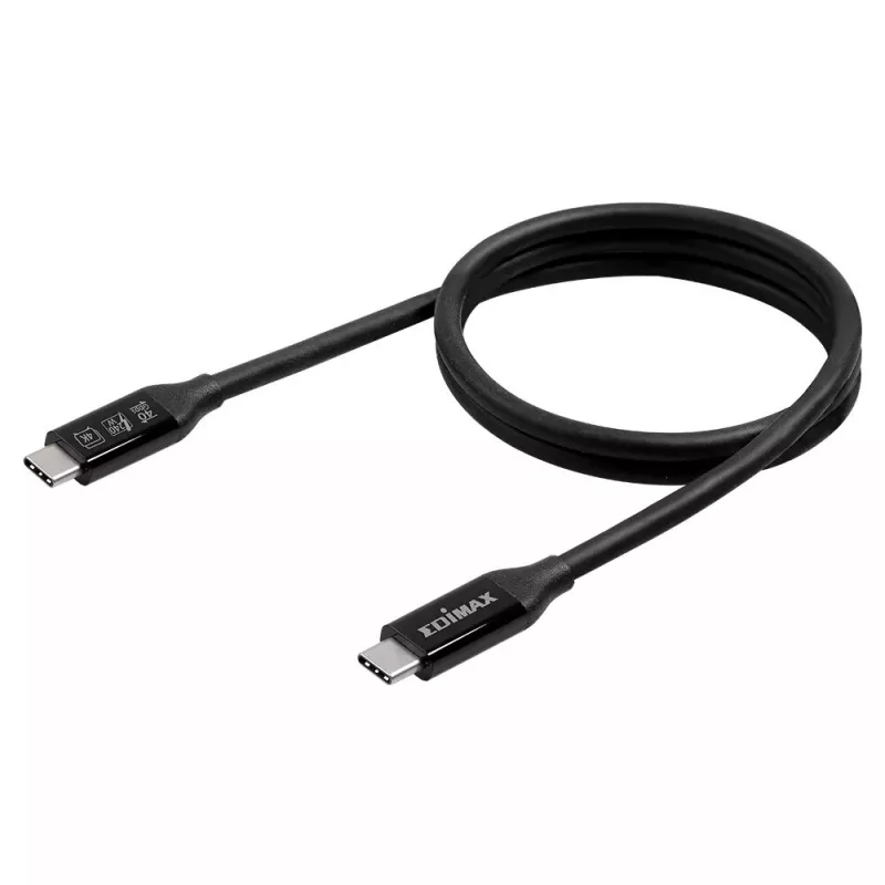 Laidas Edimax UC4 2 m 40 Gbit/s juodas vyriškas į vyrišką