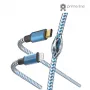 Hama atspindintis laidas 1,5 m mėlynas Lightning į USB C 3 A