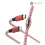 Hama atspindintis laidas 1,5 m raudonas Lightning į USB C 3 A