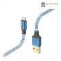Kabelis Hama atspindintis 1,5 m mėlynas Lightning į USB A 2,4 A
