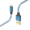 Kabelis Hama atspindintis 1,5 m mėlynas Lightning į USB A 2,4 A