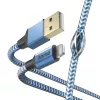 Kabelis Hama atspindintis 1,5 m mėlynas Lightning į USB A 2,4 A
