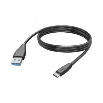 Hama 00201597 USB laidas USB 2.0 3 m USB C USB A Juoda