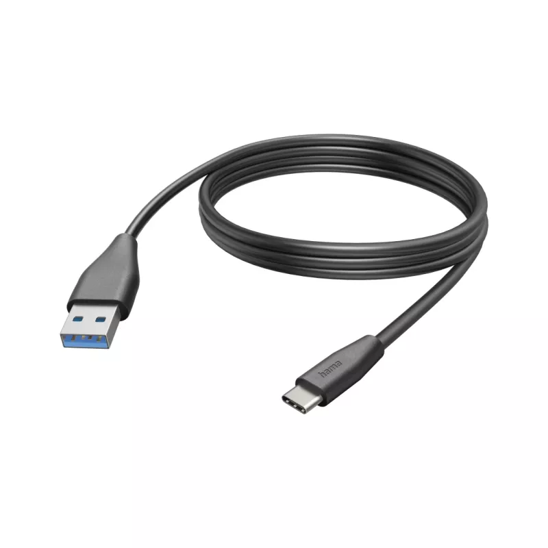 Hama 00201597 USB laidas USB 2.0 3 m USB C USB A Juoda