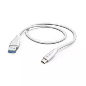 Hama 00201596 USB laidas USB 2.0 1.5 m USB A USB C Balta