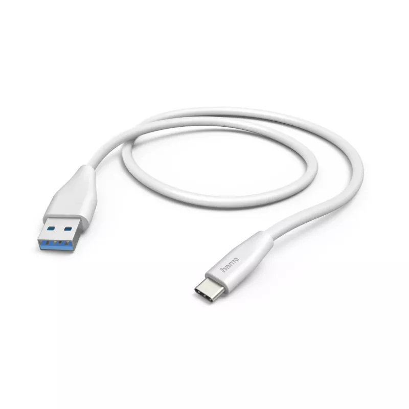 Hama 00201596 USB laidas USB 2.0 1.5 m USB A USB C Balta