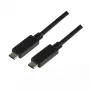 USB laidas LogiLink CU0128 USB 3.2 Gen 2 0,5 m juodas