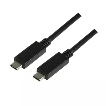 USB laidas LogiLink CU0129 USB 3.2 Gen 2 1m USB C Juoda
