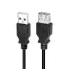 USB laidas LogiLink CU0012B 5 m USB 2.0 A į A juodas