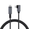 USB laidas LogiLink CU0183 2m USB C juoda sidabrinė USB 2.0