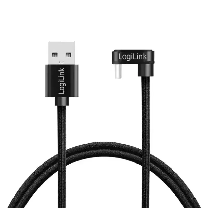 LogiLink CU0192 USB laidas USB 2.0 1 m USB A USB C Juoda