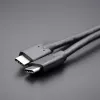 USB kabelis Qoltec 52352 2.5m USB 3.2 Gen 1 USB C juodas