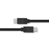 USB kabelis Qoltec 52352 2.5m USB 3.2 Gen 1 USB C juodas
