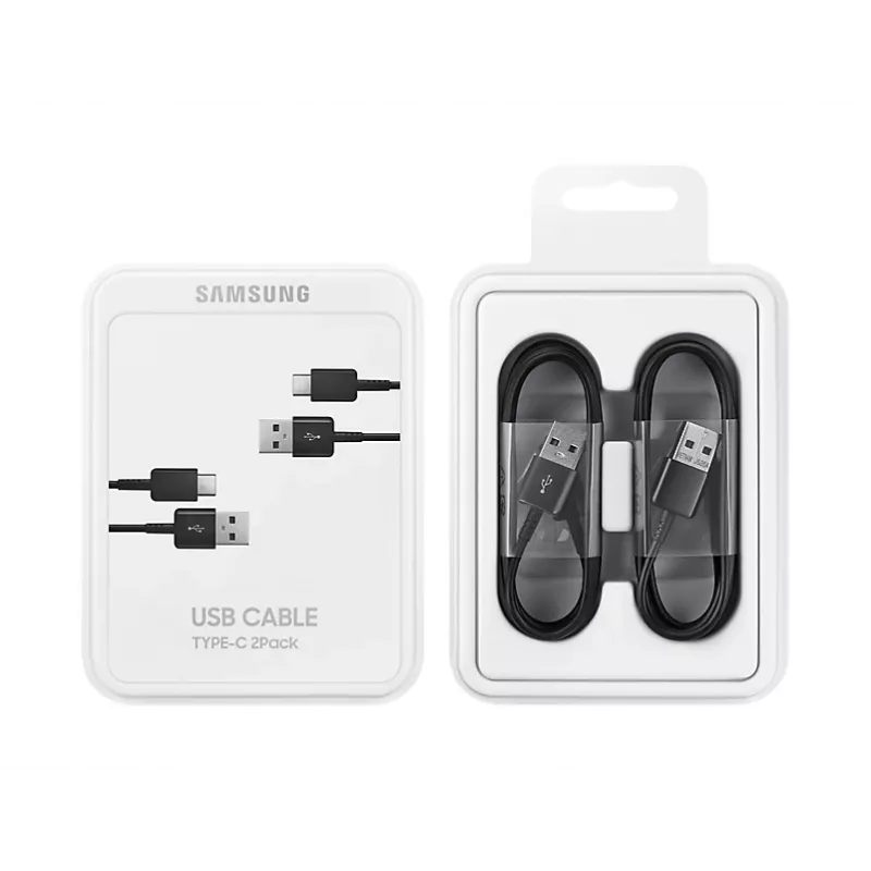 USB laidas Samsung EP-DG930 1,5 m USB A į USB C juodas