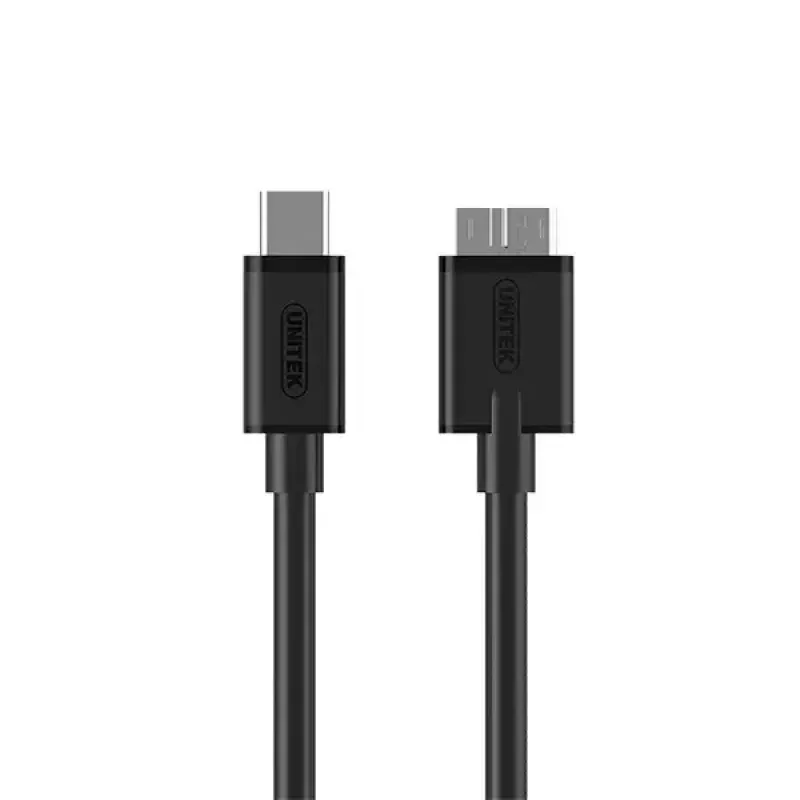 USB laidas UNITEK Y-C475BK USB 3.2 Gen 1 1m USB C Micro-USB B juoda