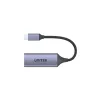 UNITEK U1323A USB 3.2 Gen 1 Type-C šakotuvas 5000 Mbit/s juodas
