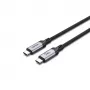 USB-C į USB-C laidas Unitek C14110GY-2M USB 3.2 Gen 1, 2 m, 5 A, 240 W, juodas