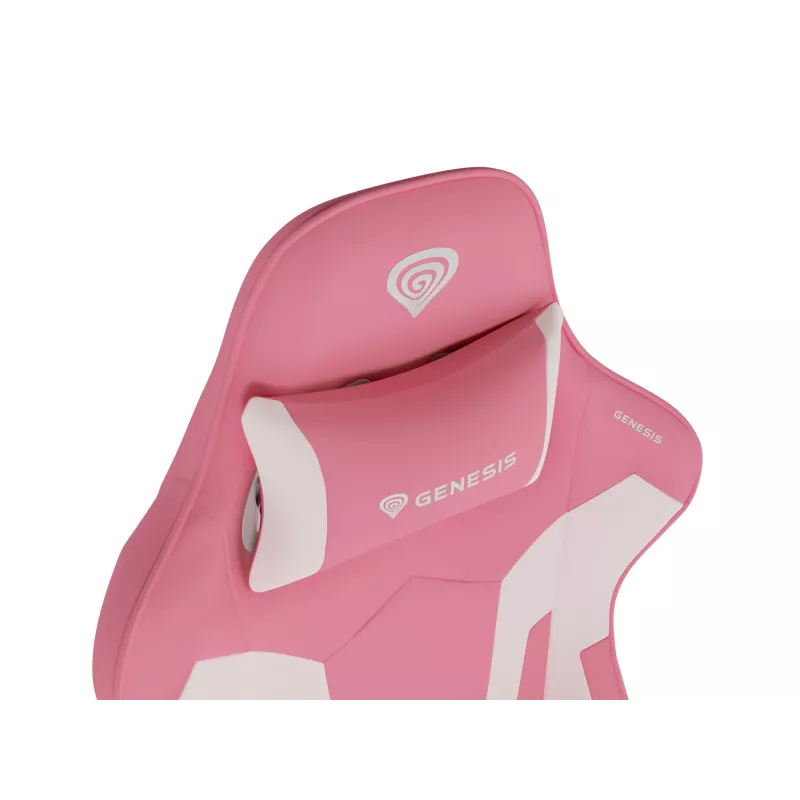 Kompiuterinė žaidimų kėdė GENESIS Nitro 710 su oru pripildyta sėdyne Balta 150 kg