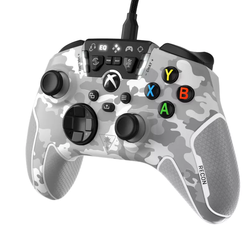 Turtle Beach Recon pilkas, baltas USB žaidimų pultas analoginis / skaitmeninis PC, Xbox, Xbox One, Xbox Series S, Xbox Series X