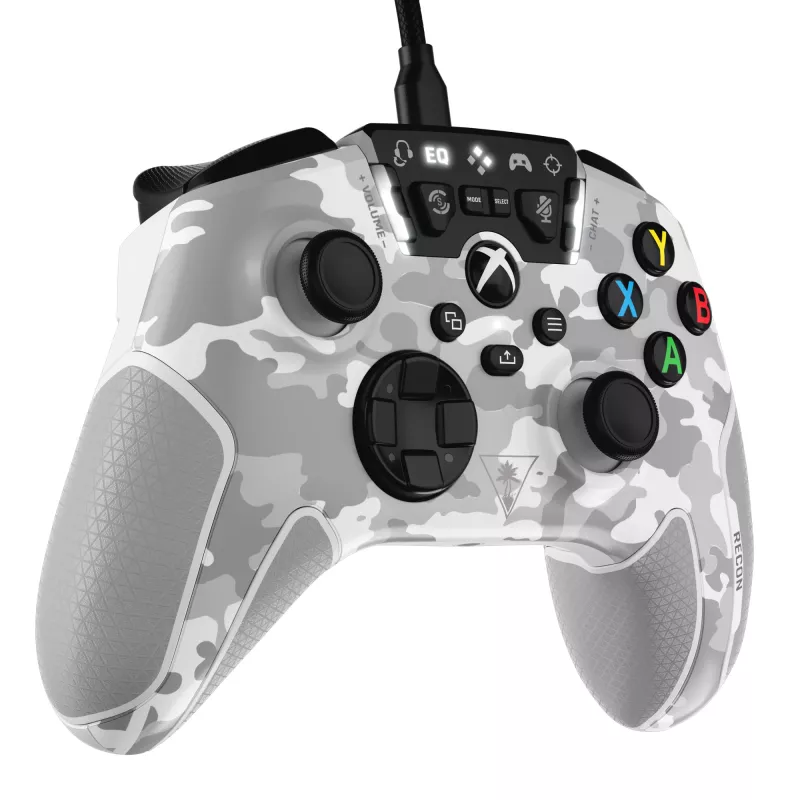 Turtle Beach Recon pilkas, baltas USB žaidimų pultas analoginis / skaitmeninis PC, Xbox, Xbox One, Xbox Series S, Xbox Series X