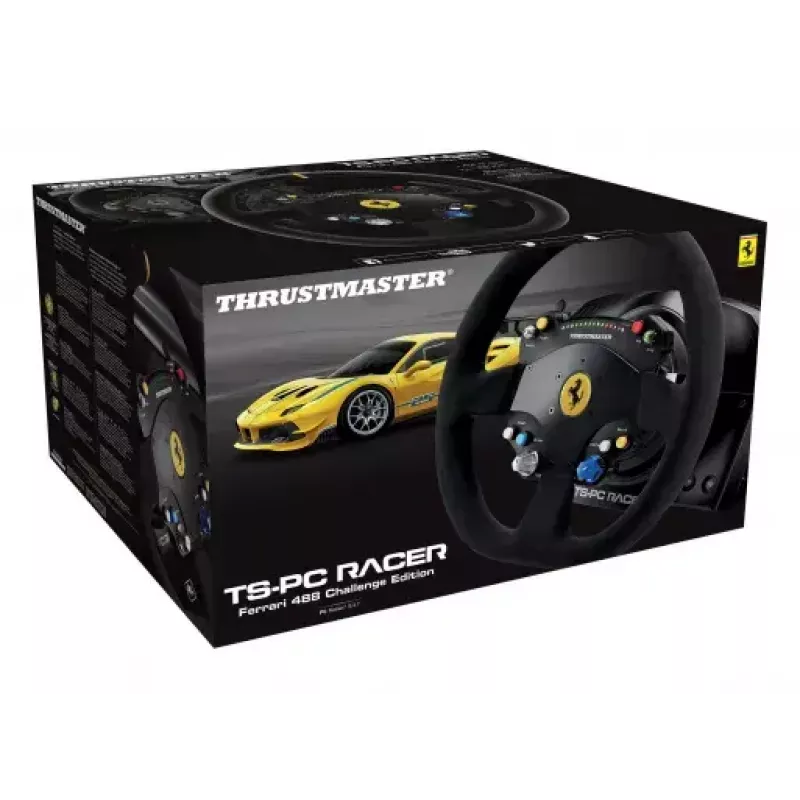Thrustmaster TS-PC Racer Ferrari 488 Challenge Edition Black USB 2.0 Vairas Analoginis / Skaitmeninis