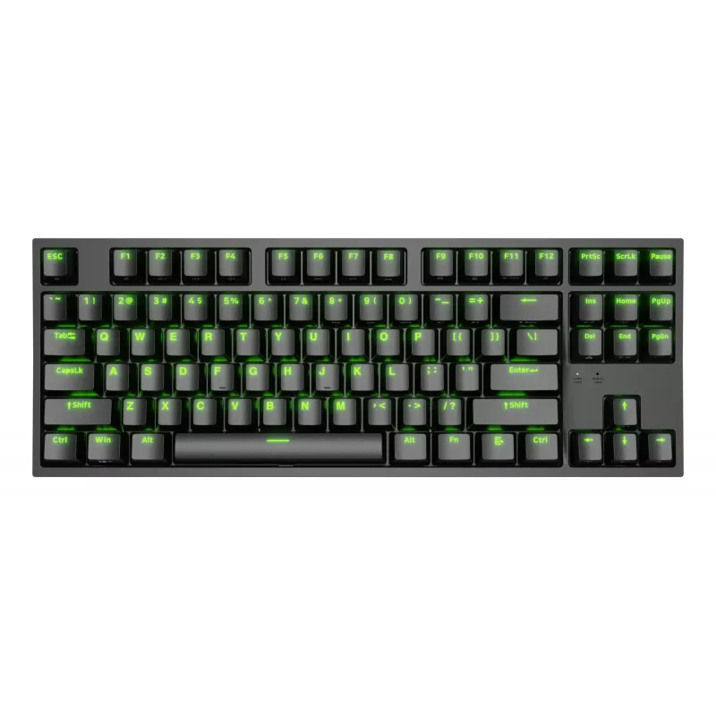 GENESIS Thor 404 TKL klaviatūra, skirta žaidimams, USB, QWERTY, US International, juoda