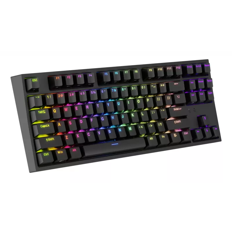 GENESIS Thor 404 TKL klaviatūra, skirta žaidimams, USB, QWERTY, US International, juoda