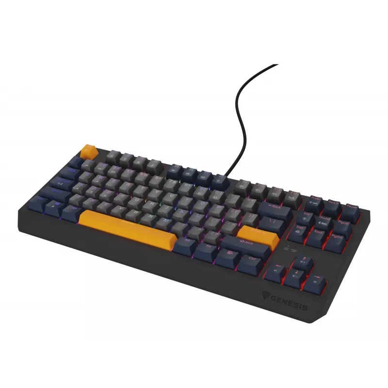GENESIS Thor 230 TKL klaviatūra Gaming USB QWERTY English Blue