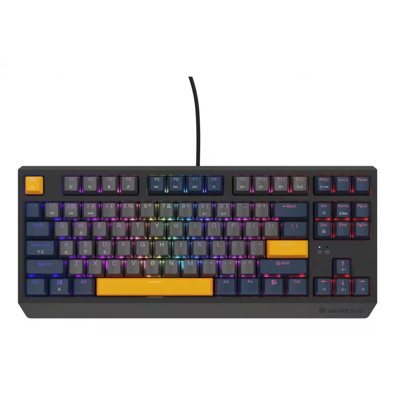 GENESIS Thor 230 TKL klaviatūra Gaming USB QWERTY English Blue