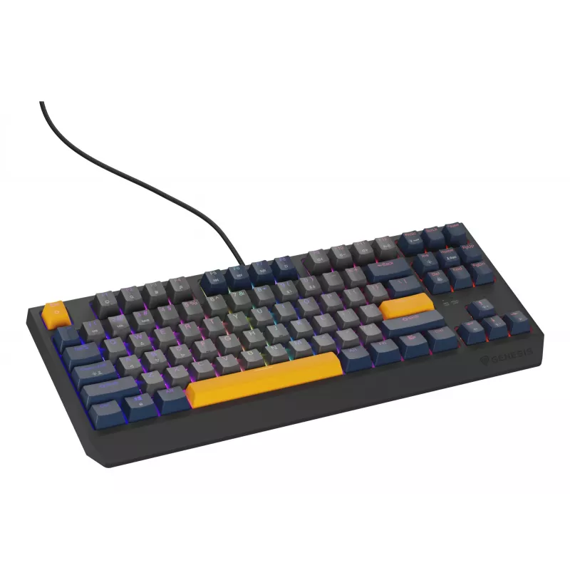 GENESIS Thor 230 TKL klaviatūra Gaming USB QWERTY English Blue