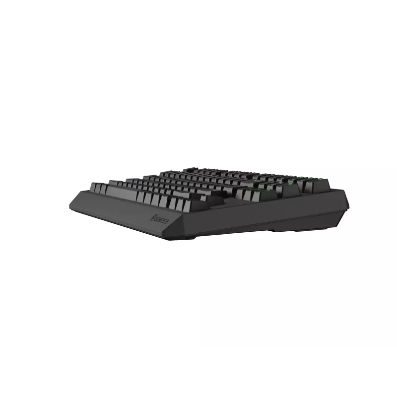 Mechaninė klaviatūra be skaičių bloko, skirta žaidimams, GENESIS Thor 230 TKL — USB, RF belaidis, Bluetooth, 87 klavišų QWERTY, pilka