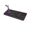 Mechaninė klaviatūra be skaičių bloko, skirta žaidimams, GENESIS Thor 230 TKL — USB, RF belaidis, Bluetooth, 87 klavišų QWERTY, pilka