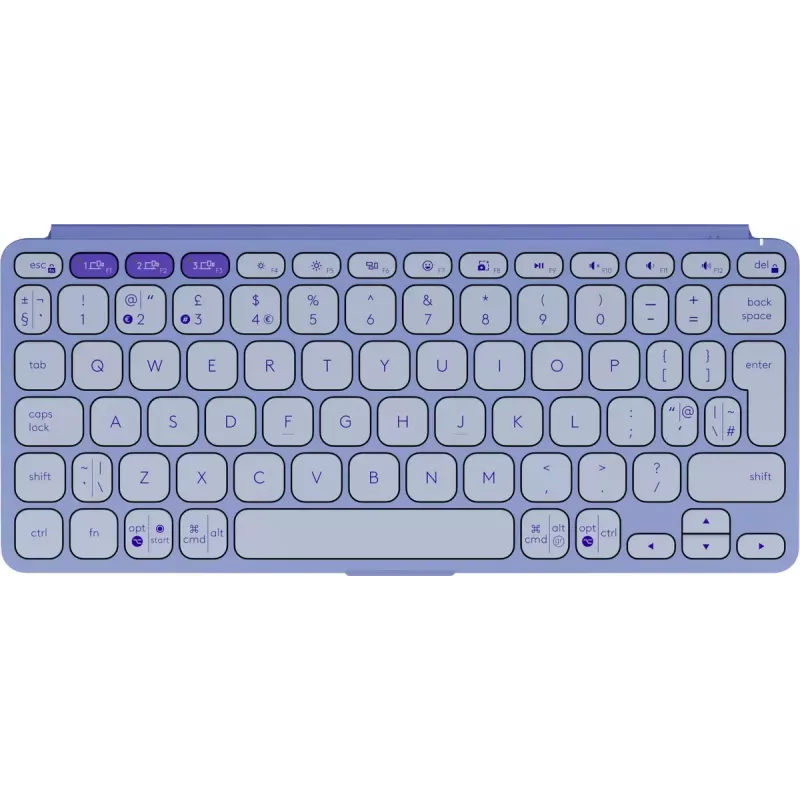 Logitech Keys-To-Go 2 klaviatūra Universali Bluetooth QWERTY US International Alyvinė
