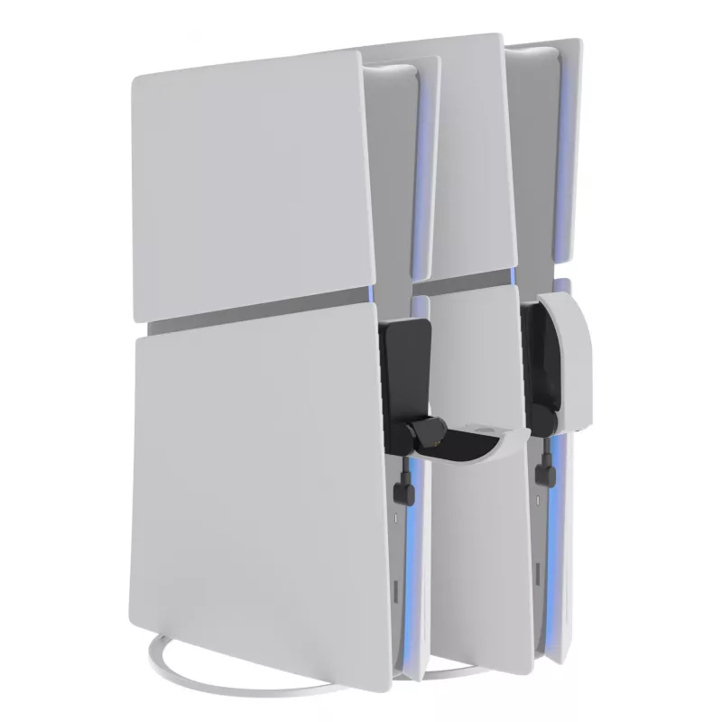 Įkrovimo sistema GENESIS Tin 305 PlayStation 5 plonas Laidinė Juoda Balta